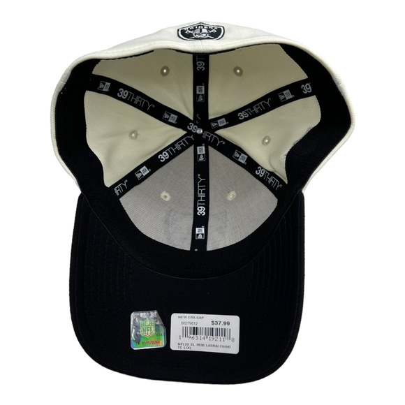 Las Vegas Raiders NFL New Era 39Thirty Flex-Fit Fitted Cap/Hat Size Large/XLarge - Picture 6 of 9